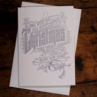 Image 4 of Vintage | Christmas letterpress card