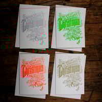 Image 1 of Vintage | Christmas letterpress card