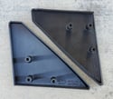 88-91 Honda CRX Mirror Block Off Plate Set (Flat Face)