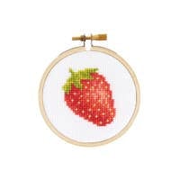 Image of Strawberry Embroidery Kit