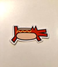 Keith Haring Hot Dog Sticker