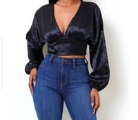Image 1 of Tie Back Crop Top