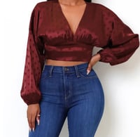 Image 3 of Tie Back Crop Top