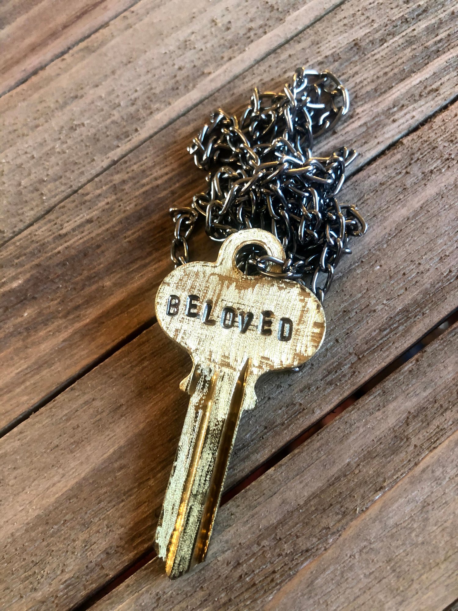 Image of Inspirational Key on Chain