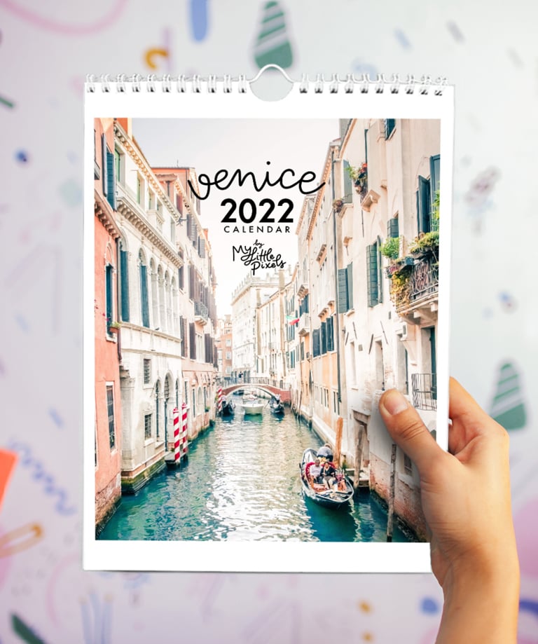2022 Venice Italy calendar Photography, Art