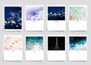 Image of 2022 Abstract calendar