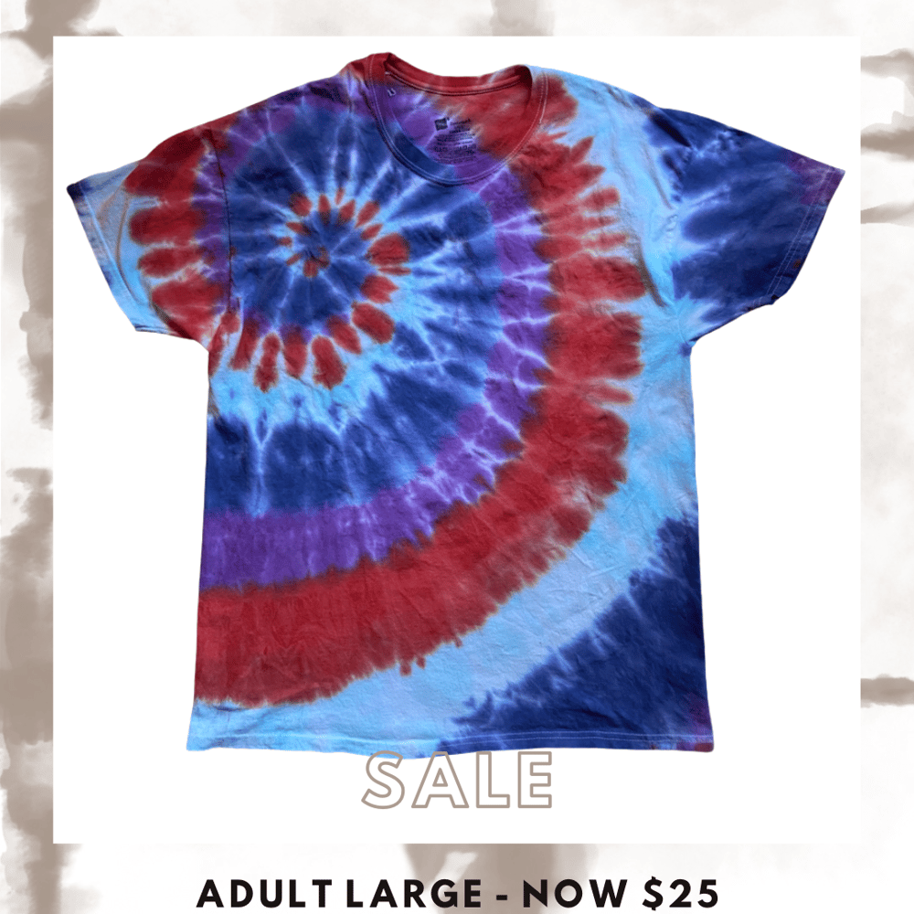 Image of Adult Custom Tie-Dye T-shirt