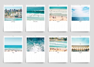 Image of 2022 Bondi Beach wall calendar