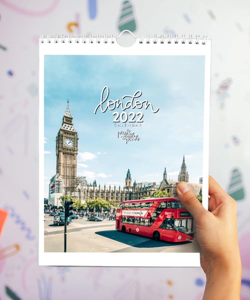 Image of 2022 London England calendar