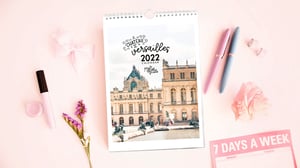 Image of 2022 Palace of Versailles Paris wall calendar