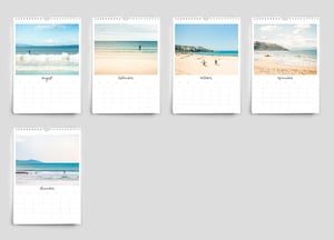 Image of 2022 Australian surf wall calendar