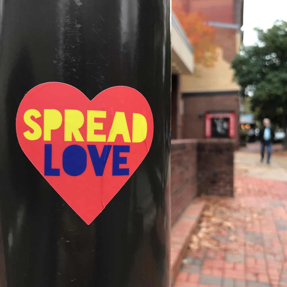 SPREAD LOVE STICKER
