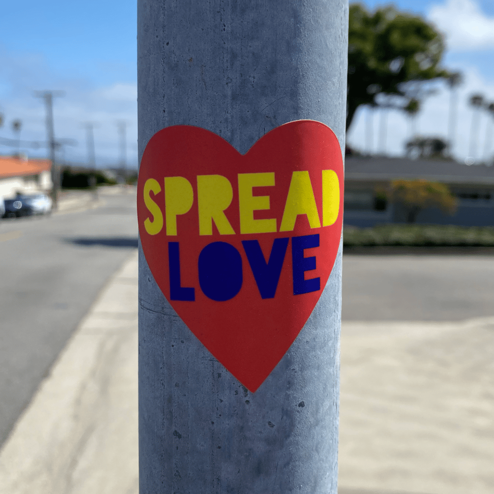SPREAD LOVE STICKER