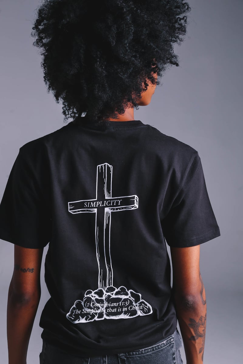 Simplicity Cross (Black) | SimplicityinChrist