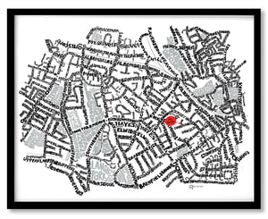 Image of Beckenham - Shortlands - Eden Park - SE London Type Map
