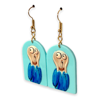 Image 4 of cartoonized fine art  earring  van gogh  halloweenie