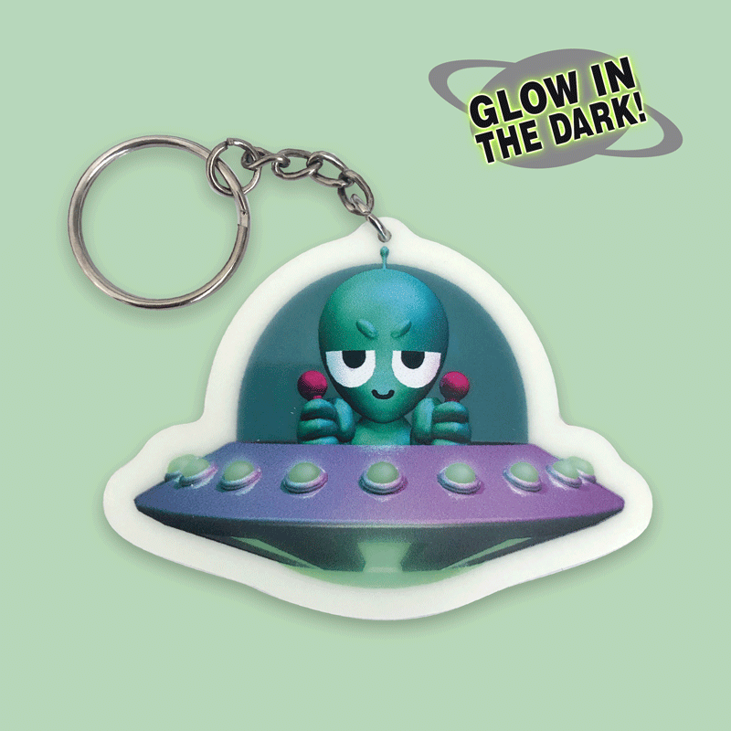 Image of UFO Keychain