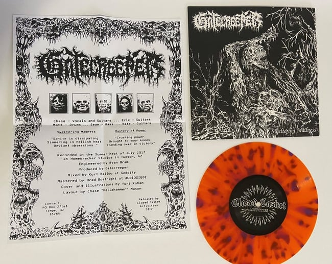 Gatecreeper - Sweltering Madness (Orange w/ Purple Splatter Vinyl)
