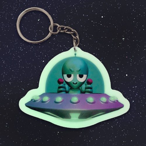 Image of UFO Keychain