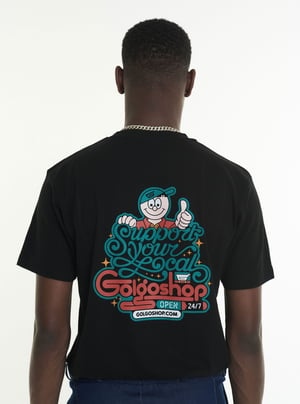 Golgoshop Black T-Shirt