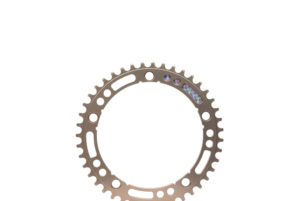 144#43/47/49/51/53/55 AARN PRO Anniversary Track Chainring (144BCD//43/47/49/51/53/55-Tooth)