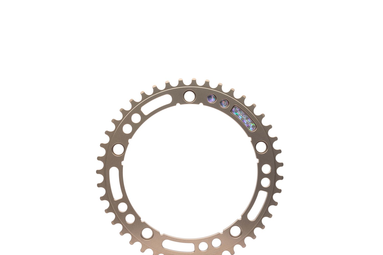 144#43/47/49/51/53/55 AARN PRO Anniversary Track Chainring (144BCD//43 ...