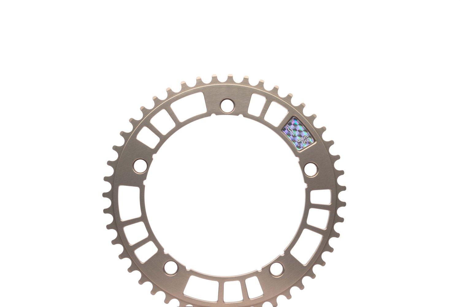 Image of 144#43/47/49/51/53/55 AARN PRO Anniversary Track Chainring (144BCD//43/47/49/51/53/55-Tooth)