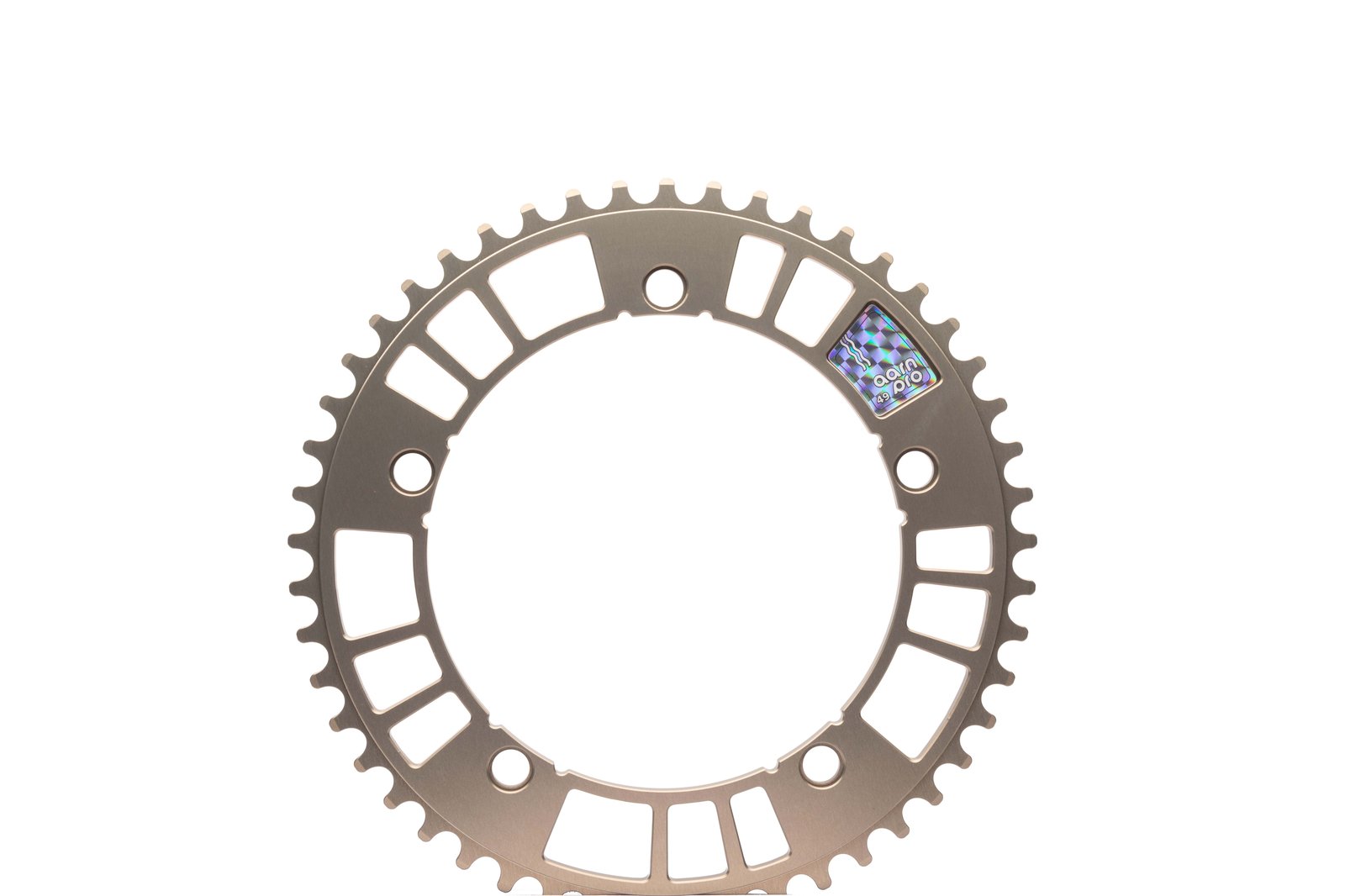 144#43/47/49/51/53/55 AARN PRO Anniversary Track Chainring  (144BCD//43/47/49/51/53/55-Tooth)