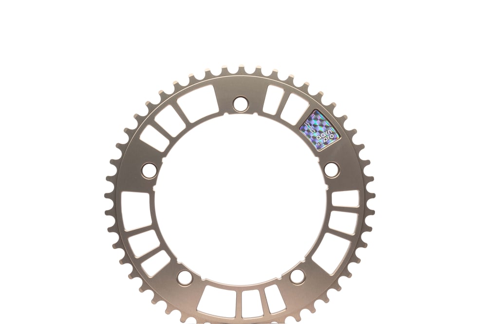 144#43/47/49/51/53/55 AARN PRO Anniversary Track Chainring (144BCD//43/47/49/51/53/55-Tooth)