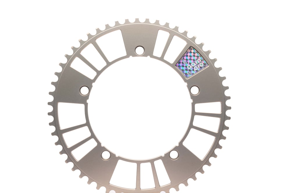 144#43/47/49/51/53/55 AARN PRO Anniversary Track Chainring (144BCD//43/47/49/51/53/55-Tooth)