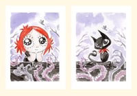 Ruby Gloom & Doom Kitty | 2-Pack 5 x 7" Prints