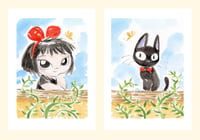 Kiki and Jiji | 2-Pack 5 x 7" Prints