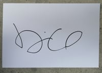 Maggie Gyllenhaal Signed 6x4 index card