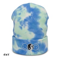 Image 3 of BALANCE Embroidered Tie-dye beanie