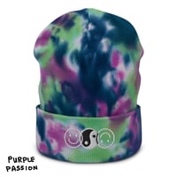 Image 4 of BALANCE Embroidered Tie-dye beanie