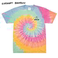 Image 2 of BOOHOO Club Oversized tie-dye t-shirt