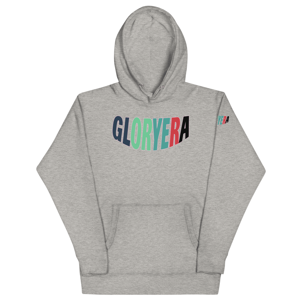 Image of GLORYERA® CREW HOODIE (SLIGHT MIDNIGHT BLUE/TURQUOISE/FRENCH BLUE/STRAWBERRY)