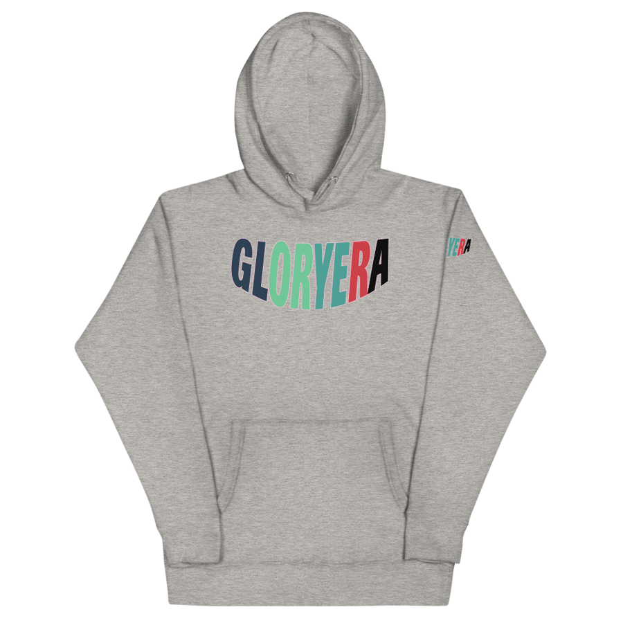 Image of GLORYERA® CREW HOODIE (SLIGHT MIDNIGHT BLUE/TURQUOISE/FRENCH BLUE/STRAWBERRY)
