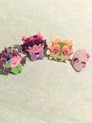 Image 1 of Shrinky Dink Monster girl Pins