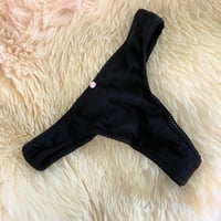 Black Worn Panties