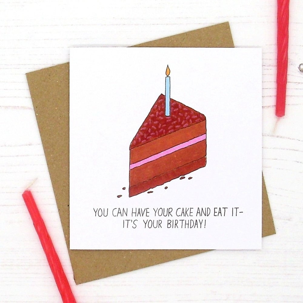 Image of Birthday Cake Card