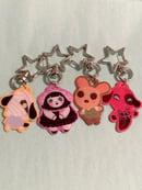 Image 1 of Animal Crossing spooky Villager keychain charm