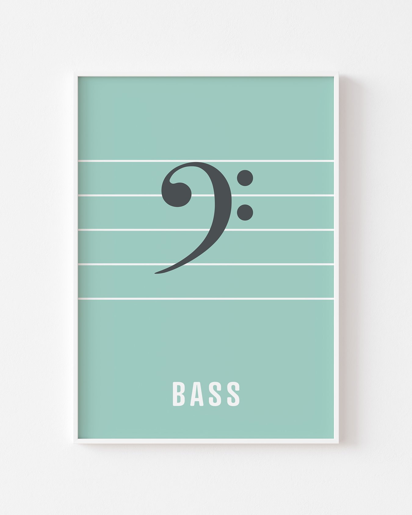 Image of Treble Bass Clef Prints