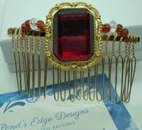 Image 2 of Ruby Red Fashionista Comb