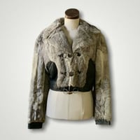 Image 1 of Mongolian Rabbit Fur Jacket Medium