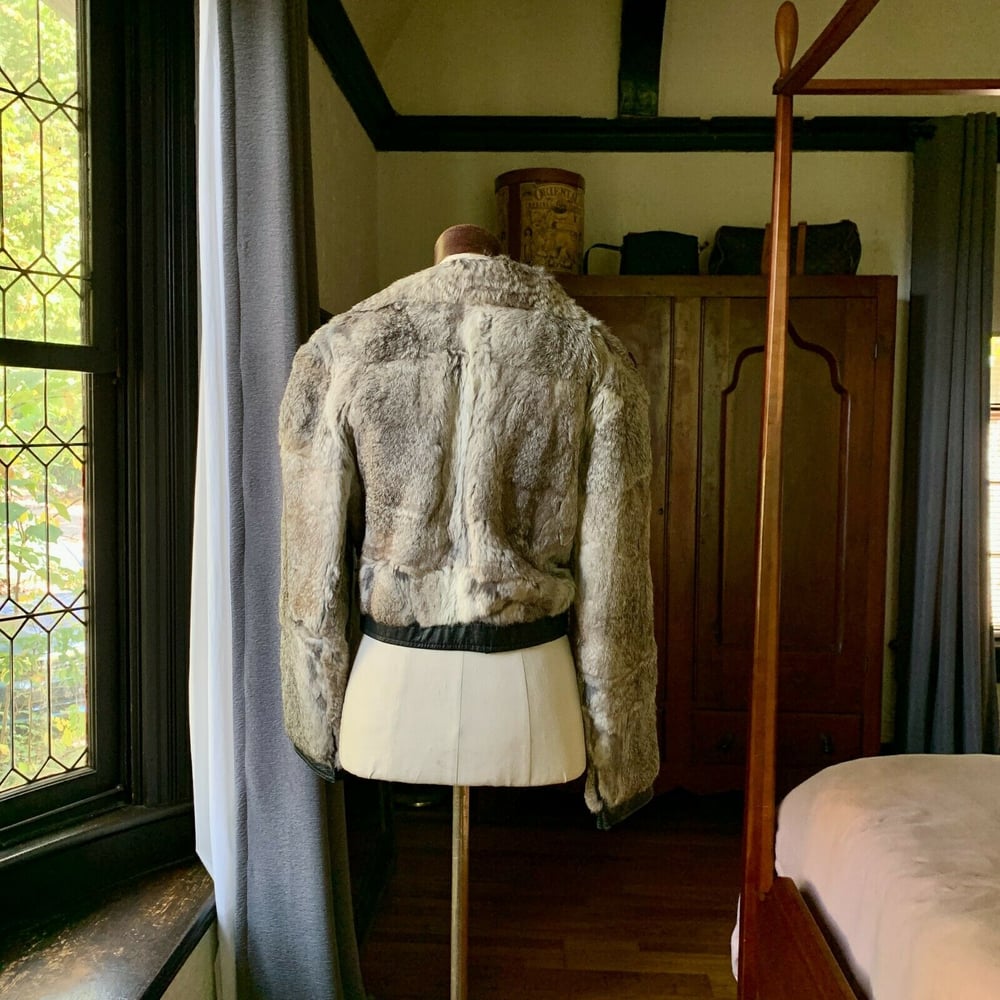 Mongolian Rabbit Fur Jacket Medium