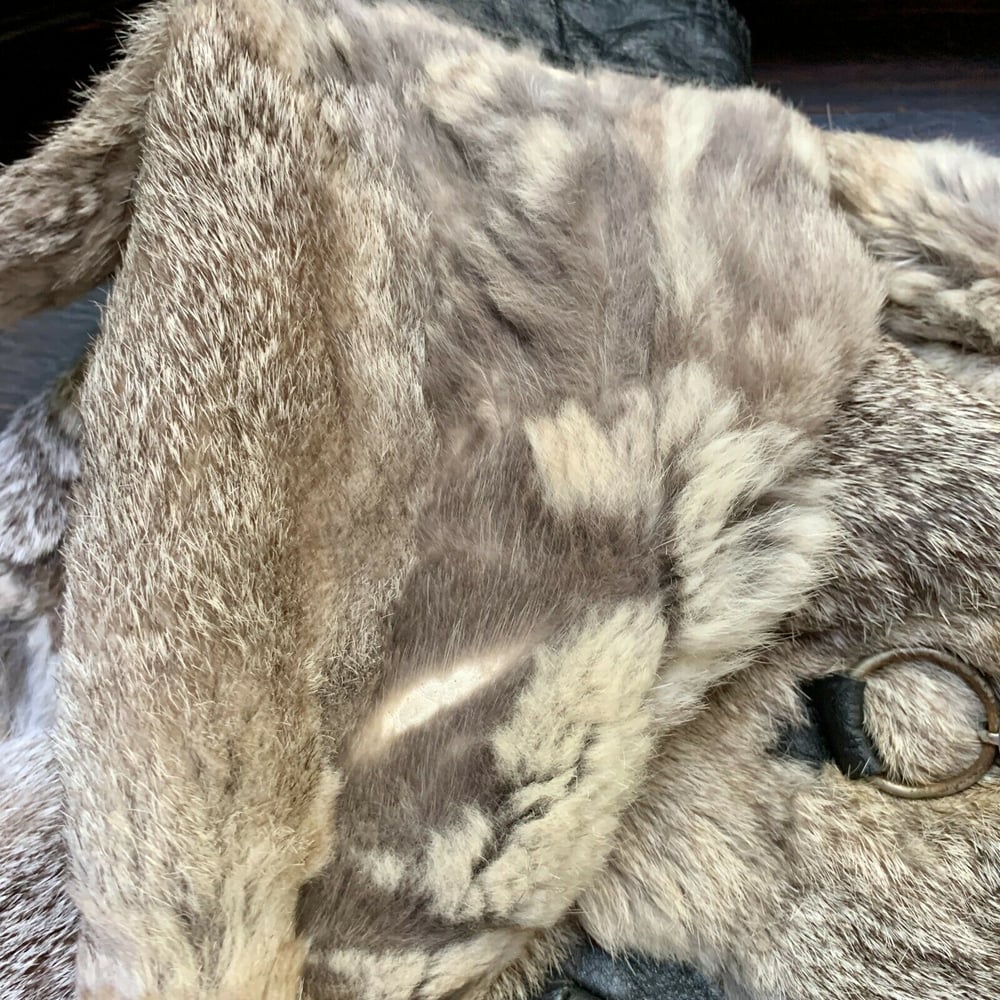 Mongolian Rabbit Fur Jacket Medium