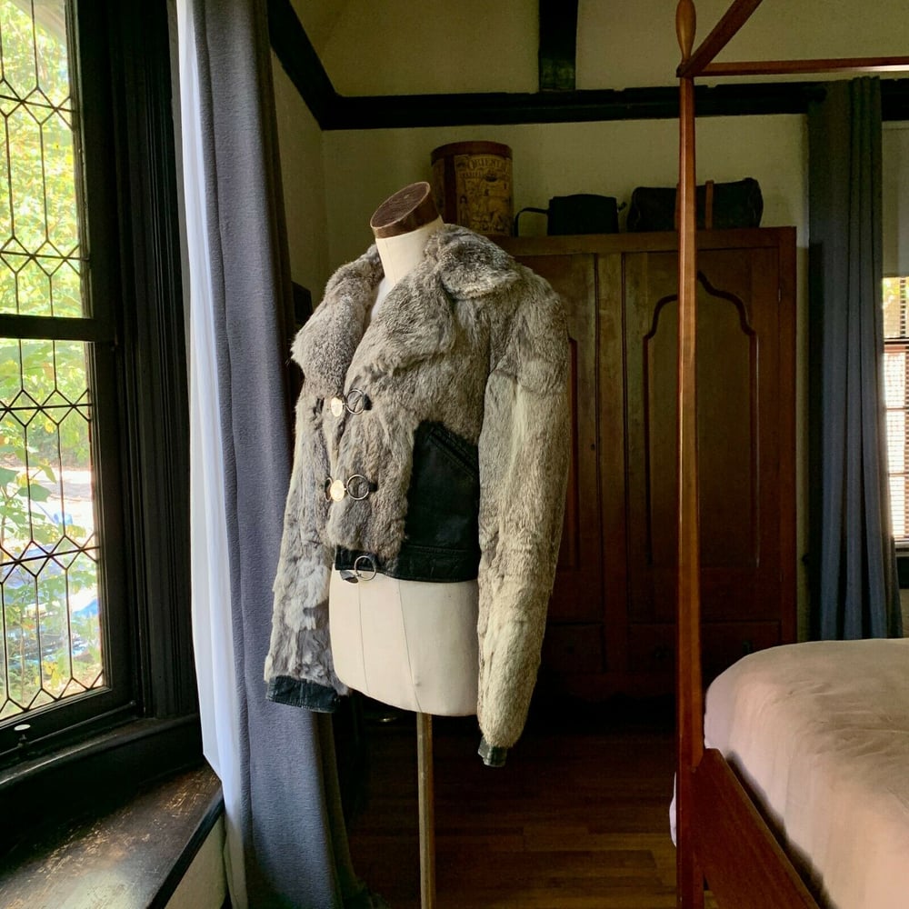Mongolian Rabbit Fur Jacket Medium