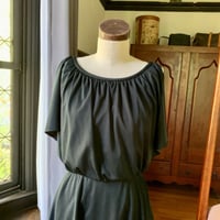 Image 4 of Black Tiered Cocktail Dress Small