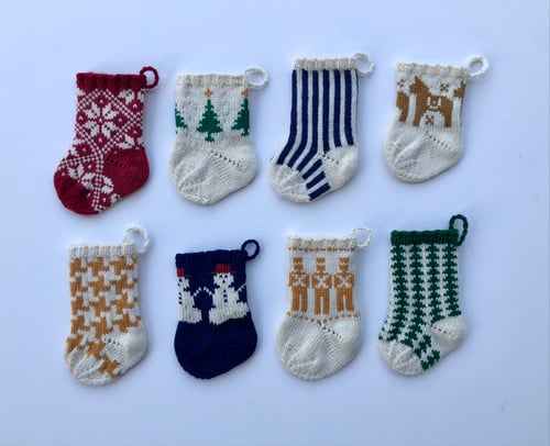 Image of Mini ornament Christmas Stockings